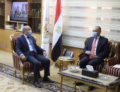وزير العدل يستقبل سفير المملكة الأردنية الهاشمية في القاهرة.. صور