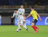 الأرجنتين تسقط فى فخ التعادل أمام كولومبيا بالوقت القاتل بتصفيات كأس العالم