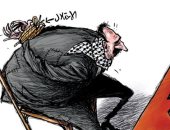 الاحتلال الإسرائيلي سبب عدم وصول المساعدات للفلسطينيين في كاريكاتير الشرق الأوسط