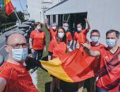 يورو 2020.. الحكومة البلجيكية ترتدي قمصان المنتخب لدعم "الشياطين الحمر"