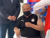منتخب مصر الأولمبى يحصل على لقاح كورونا بمعسكر السويس.. صور