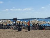 بـ5 جنيه تقدر تتبسط وتقضى يومك على شواطئ الإسكندرية.. لايف وصور