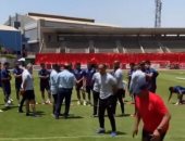 الأهلي يستأنف تدريباته على ملعب التتش بعد إجراء مسحة كورونا.. صور