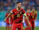 يورو 2020.. هازارد: منتخب بلجيكا يهدي الفوز على روسيا إلى إريكسن