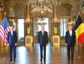 بايدن: شرفت بزيارة القصر الملكى فى بروكسل والالتقاء بجلالة ملك بلجيكا.. صور 