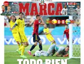 وداع رونالدو ليوفنتوس وتعادل إسبانيا ضد السويد الأبرز فى صحف العالم.. صور