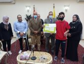 محافظ شمال سيناء يكرم 3 من ذوى احتياجات خاصة حصدو بطولات كأس مصر