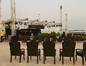 الاستعدادات النهائية لحفل افتتاح مهرجان الإسماعيلية.. صور
