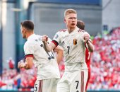 يورو 2020.. دى بروين يسجل هدف منتخب بلجيكا الثانى ضد الدنمارك.. فيديو