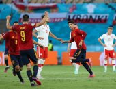 منتخب إسبانيا يتفوق على بولندا بهدف فى الشوط الأول بـ يورو 2020.. فيديو