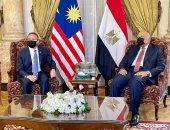 وزير الخارجية يستقبل نظيره الماليزى فى قصر التحرير 