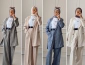 ملابس محجبات.. أفكار لتنسيق البليزر مع الحجاب لإطلالة "تريندى"