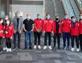 منتخب الجمباز الفني يطير إلى قطر للمشاركة فى بطولة كأس العالم