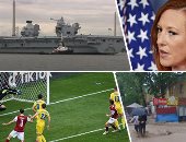 صور العالم هذا المساء.. واشنطن: بايدن لا يخطط للقاء قادة إيران.. مصرع وإصابة 50 شخصا فى فيضانات بجزيرة القرم.. حاملة طائرات بريطانية تنضم لقتال داعش بالعراق.. النمسا تصعد ثمن نهائي يورو 2021 لأول مرة فى تاريخها