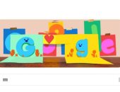 جوجل يحتفل بـ يوم الأب العالمى بتغيير شعاره لمجموعة قلوب