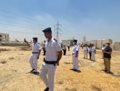 جهاز القاهرة الجديدة يسترد 9 أفدنة شمال طريق العين السخنة بالتعاون مع الشرطة 