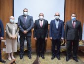 لجنة قطاع المجلس الأعلى للجامعات تتفقد المعهد العالى للتراث بجامعة بنى سويف
