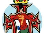 رونالدو يتوهج فى يورو 2020 ويتصدر قائمة هدافى البطولة فى كاريكاتير اليوم السابع