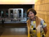 الفنانة الفرنسية ماشا مريل تزور متحفى النيل ومتحف النوبة بأسوان