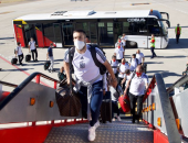 يورو 2020.. منتخب إسبانيا يغادر إلى كوبنهاجن لمواجهة كرواتيا.. صور