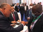 سامح شكرى يستعرض مع وزير خارجية غينيا القضايا القارية ذات الاهتمام المشترك