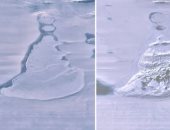 اختفاء بحيرة عملاقة فى القارة القطبية الجنوبية.. صور