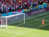 يورو 2020.. إسبانيا تتعادل مع كرواتيا 1-1 فى شوط أول مثير.. فيديو وصور