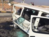 إصابة 8 أشخاص فى حادث تصادم أتوبيس وميكروباص بالعاشر من رمضان
