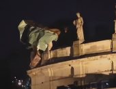 بالفيديو.. عاصفة رعدية تدمر دار أوبرا في شتوتغارت الألمانية