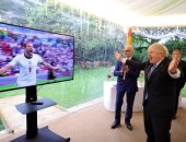 يورو 2020.. احتفال رئيس الوزراء جونسون بهدف هارى كين وتأهل إنجلترا لدور الـ8 "فيديو"