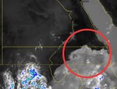 صور للأقمار الصناعية تشير لعاصفة ترابية قادمة من السودان تؤثر على جنوب البلاد