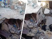 إنقاذ طفلة و5 مصابين.. تفاصيل انهيار عقار بالإسكندرية.. فيديو