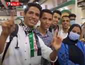 بالشال والدبوس جناح فلسطين يستقبل زواره بمعرض الكتاب فى الدورة 52