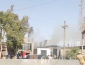 السيطرة على حريق بمخزن قطن فى الواسطى ببنى سويف.. لايف