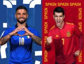 موعد مباراة إسبانيا ضد إيطاليا فى نصف نهائي يورو 2020