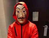 ناصر ماهر يعلن استعداده لأولمبياد طوكيو بقناع "لاكاسا دي بابل"