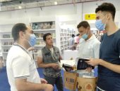 وفد تنسيقية شباب الأحزاب يتفقد معرض القاهرة الدولى للكتاب