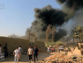 السيطرة على حريق داخل مخزن للتكييفات فى المرج.. صور