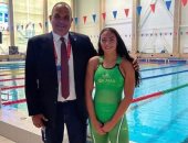 ندى مجدي تحرز الميدالية الفضية في بطولة العالم للسباحة بالزعانف