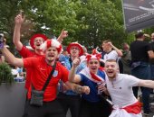 إنجلترا ضد الدنمارك.. الجماهير تشعل أجواء لندن قبل موقعة يورو 2020 "صور"