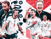 التشكيل الرسمى لمواجهة إنجلترا ضد الدنمارك فى نصف نهائي يورو 2020