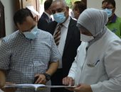 لجنة من وزارة التعليم العالى لتقييم الإجراءات الاحترازية بجامعة الإسكندرية.. صور