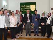 وزير الرياضة يترأس لجنة لمناقشة رسالة دكتوراة لباحث بجامعة الإسكندرية.. صور