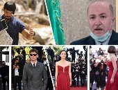 العالم هذا المساء.. إصابة رئيس الوزراء الجزائري بفيروس كورونا ودخوله الحجر الصحي لمدة 7 أيام.. فلسطينى يتحدى الجاذبية على ركام منازل غزة.. أبرز إطلالات النجمات بمهرجان كان فى يومه الرابع.. صور