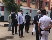 محافظ كفر الشيخ يطمئن على تطبيق الاجراءات الاحترازية ومدير الأمن يتفقد محيط اللجان