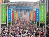 نهائي يورو 2020.. الجماهير تقتحم ويمبلي بدون تذاكر لحضور المباراة "فيديو"
