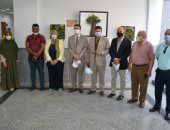 رئيس جامعة دمياط يتابع مشروعات تخرج الفرقة الرابعة بكلية الزراعة.. صور