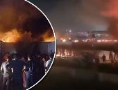 عشرات القتلى فى حريق مستشفى كورونا بالعراق (فيديو)
