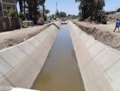 صور لمعدلات تنفيذ مشروع تبطين الترع فى الأقصر ضمن مبادرة حياة كريمة