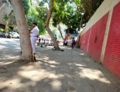 توافد طلاب الثانوية العامة على اللجان لأداء امتحان اللغة الأجنبية الثانية